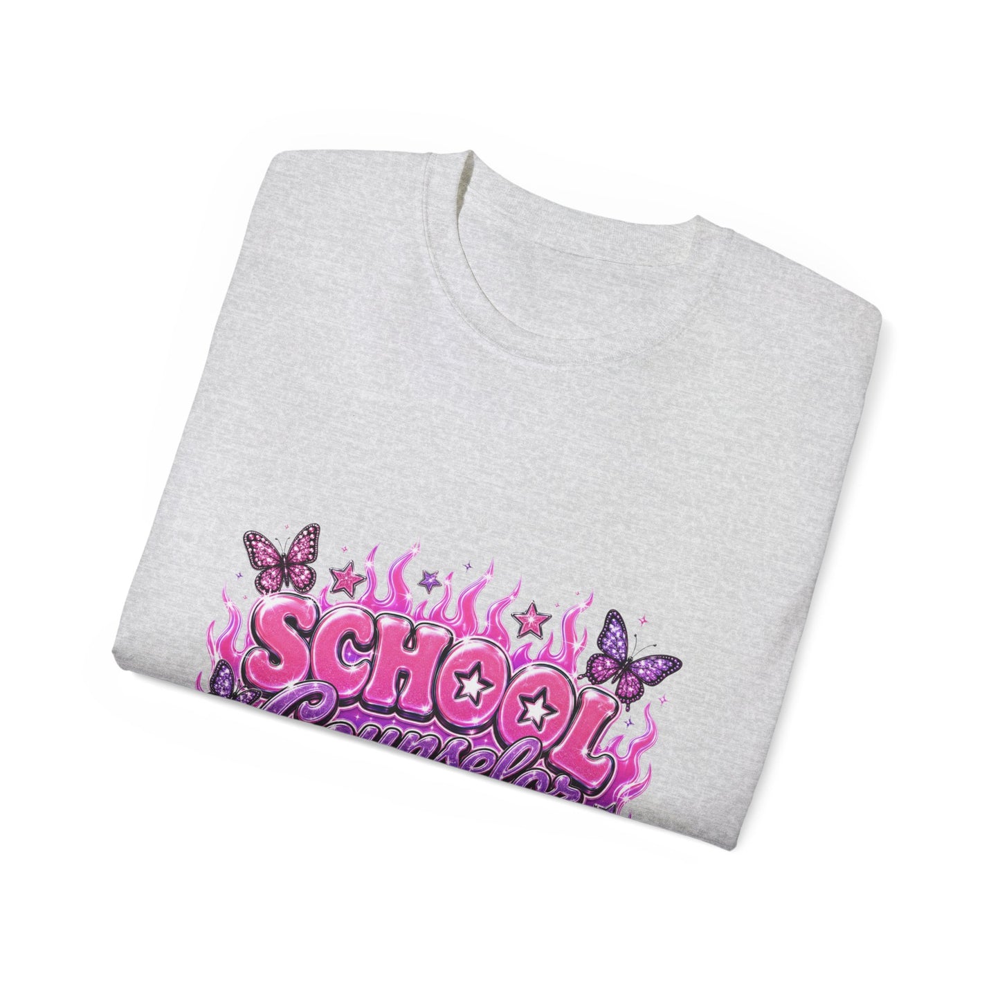 Pink Butterfly Flame SC T-Shirt