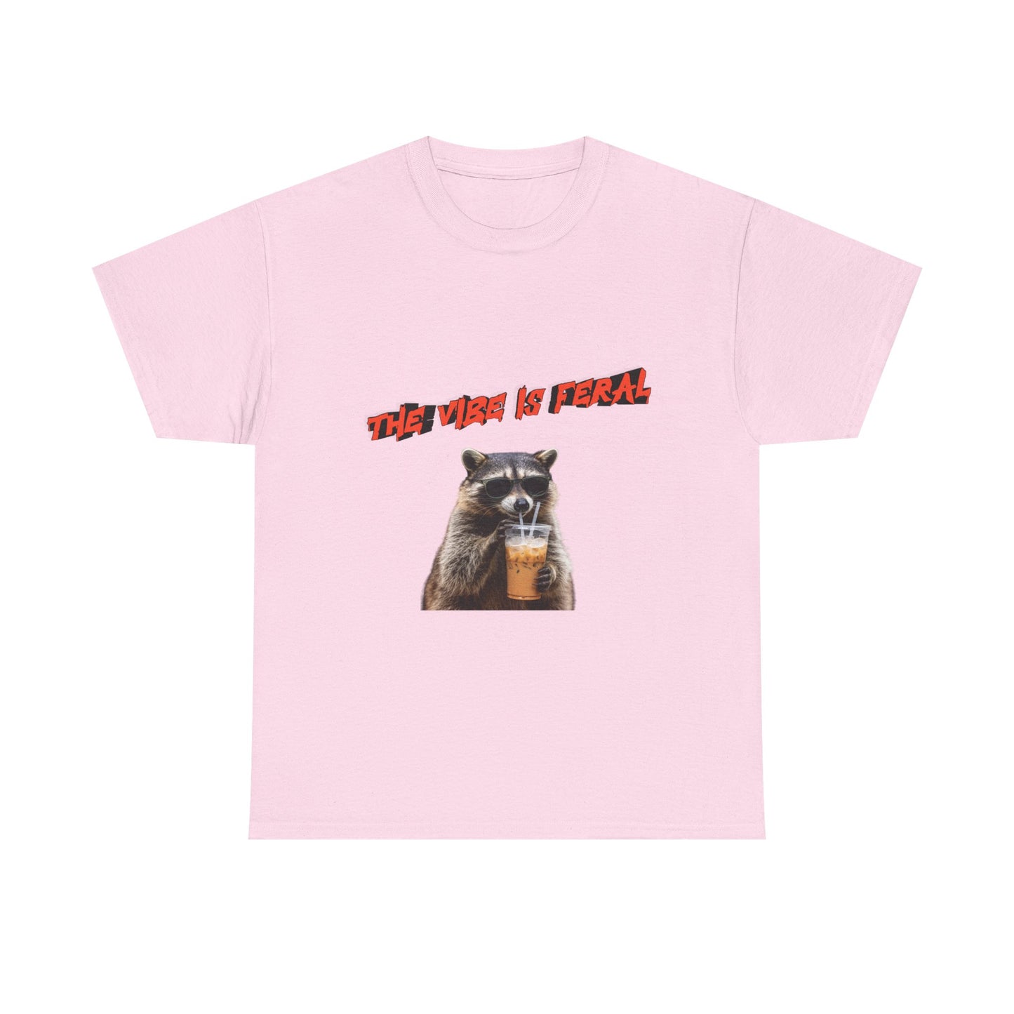 "The Vibe Is Feral" Raccoon T-Shirt