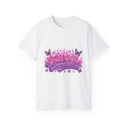 Pink Butterfly Flame SC T-Shirt