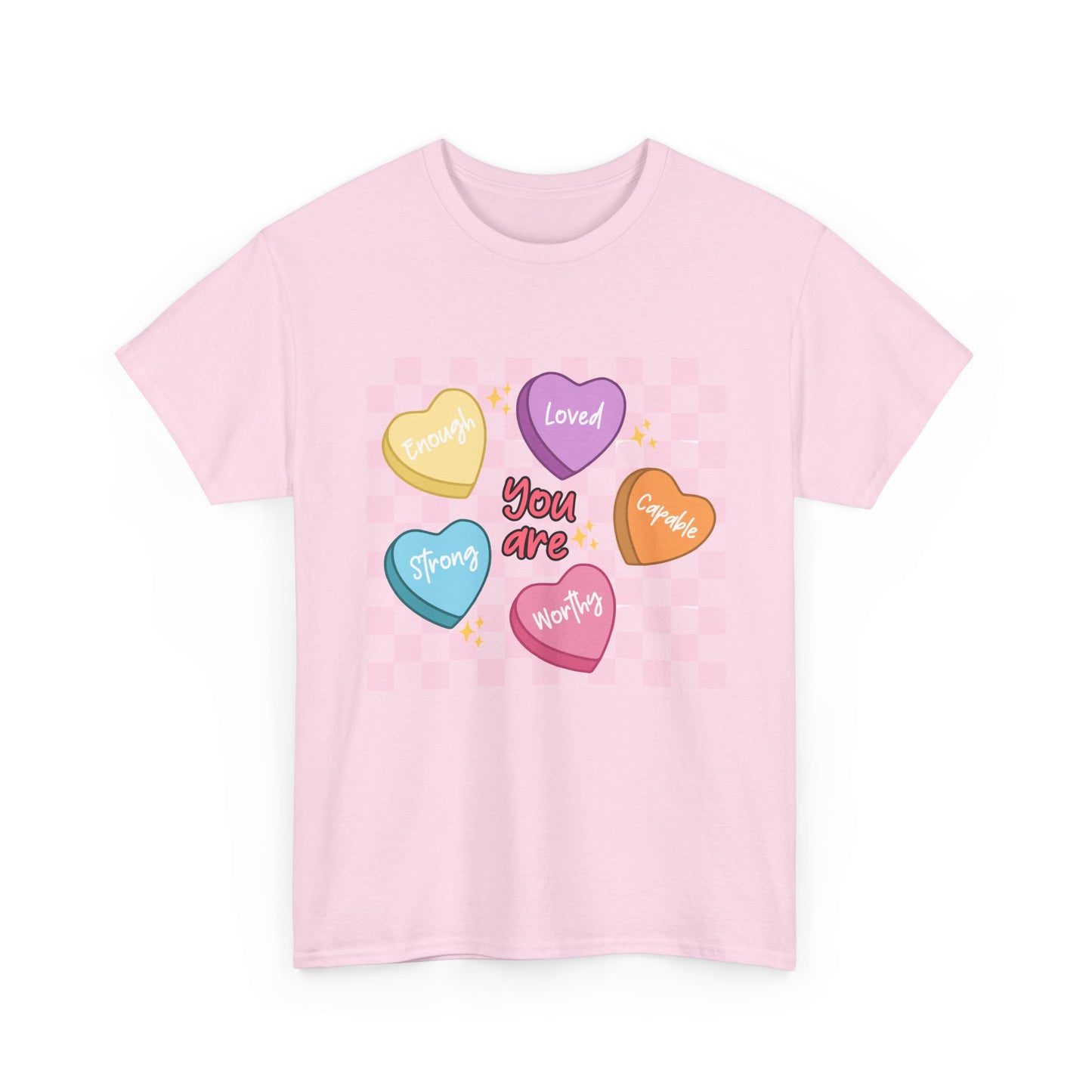 Positive Candy Hearts Unisex T-Shirt