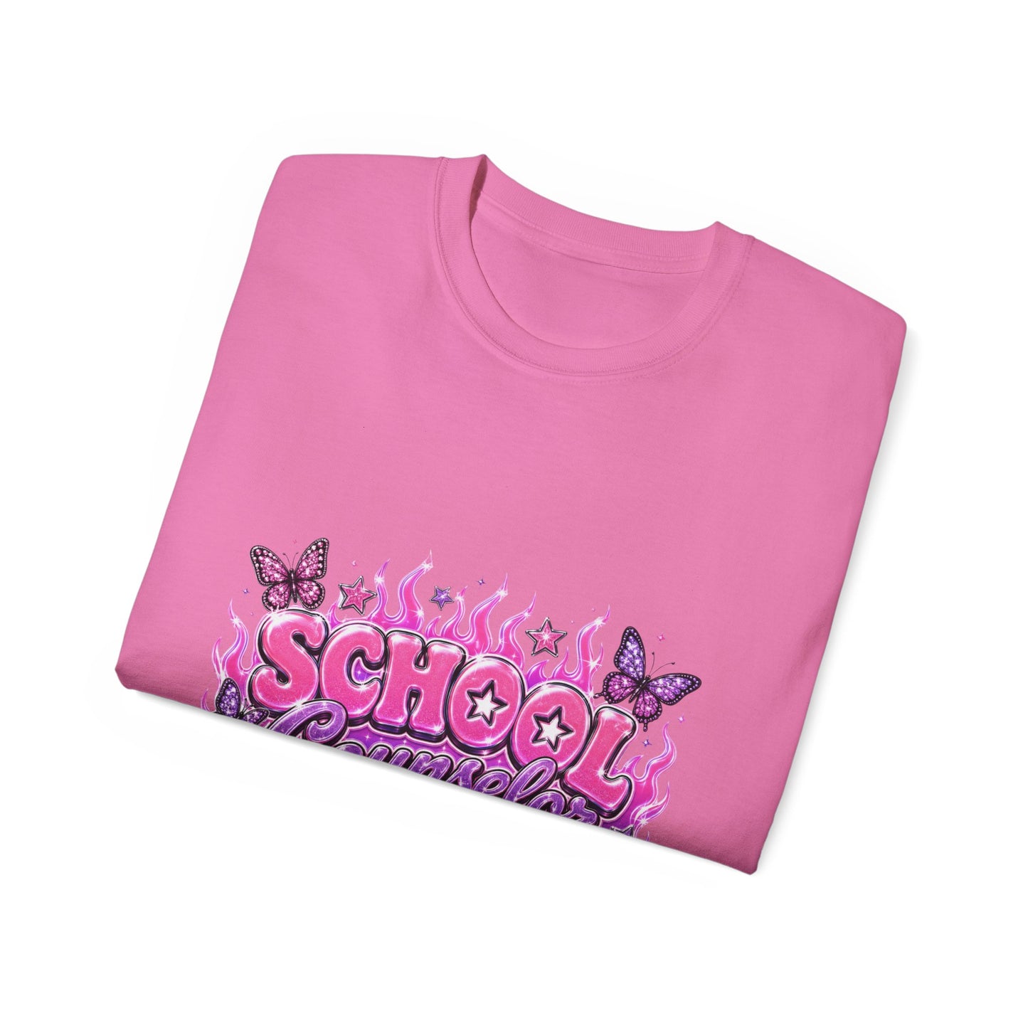 Pink Butterfly Flame SC T-Shirt