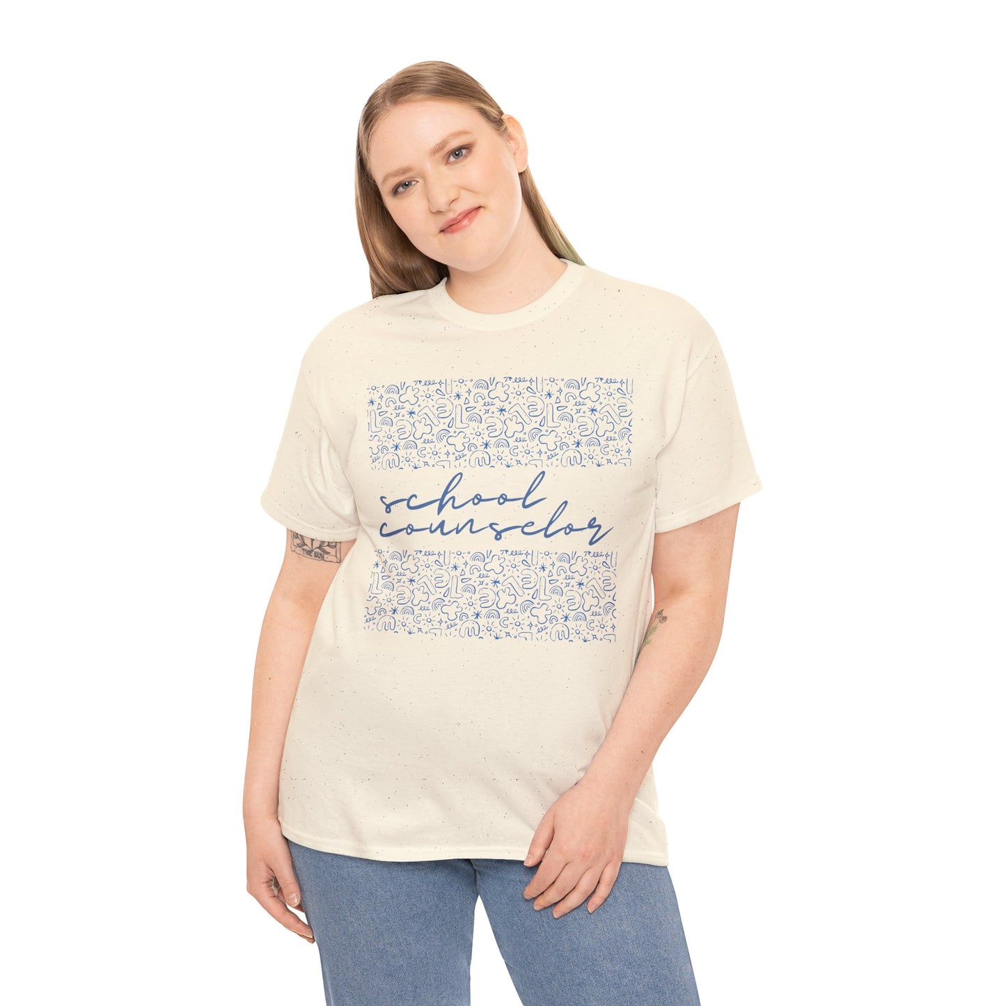 Blue Doodle School Counselor Unisex T-Shirt