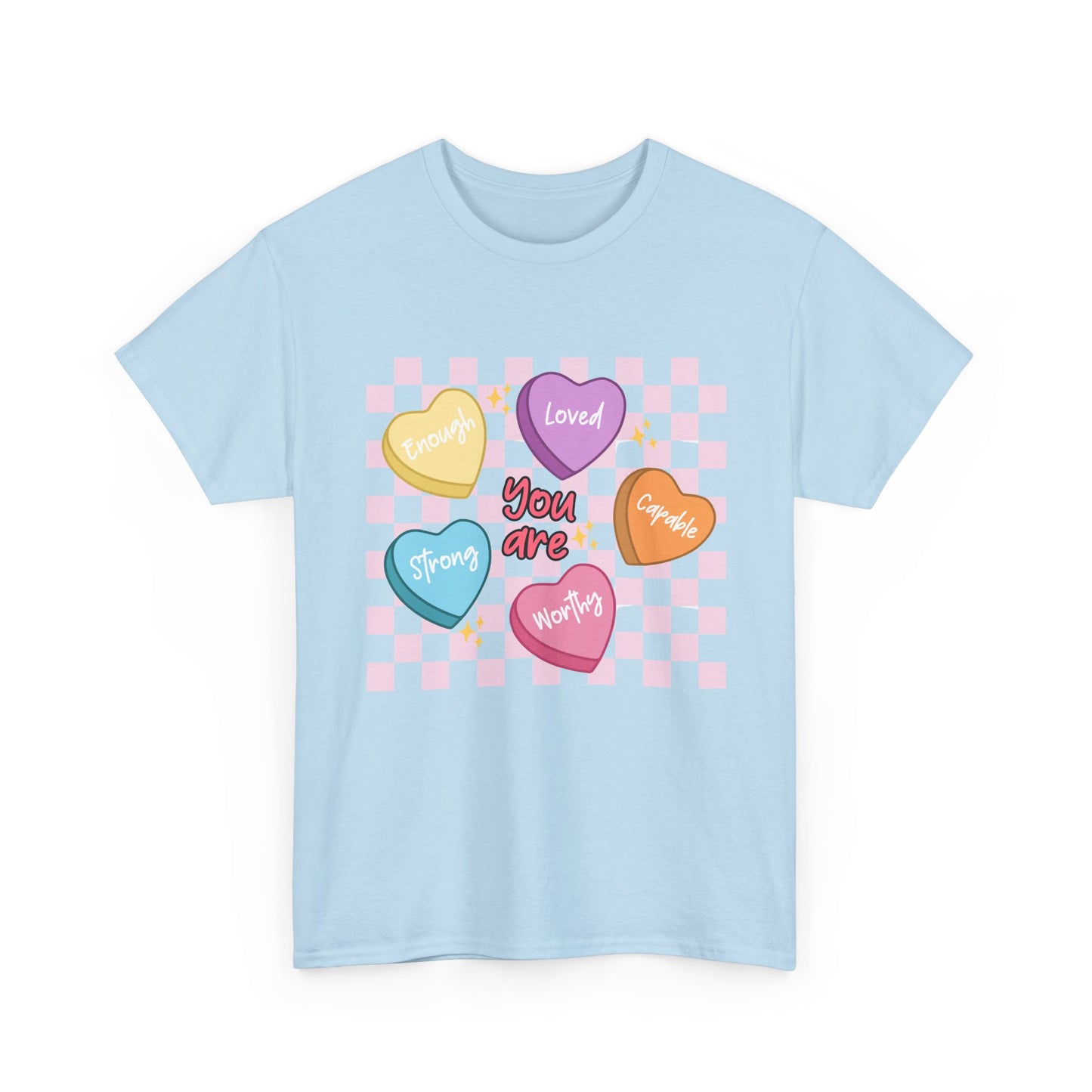 Positive Candy Hearts Unisex T-Shirt