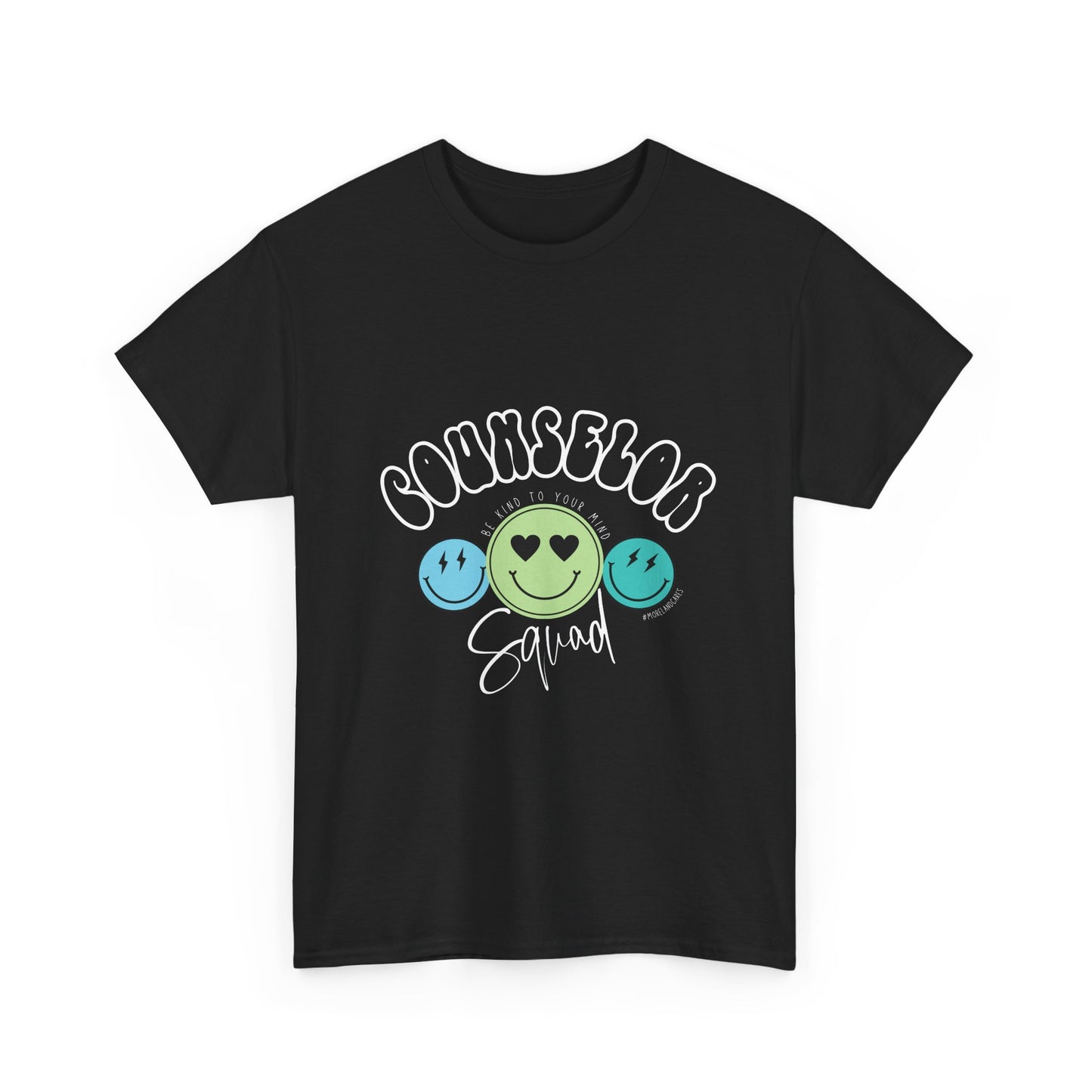 Counselor Squad T-Shirt — Cute Smiley Faces Mental Health Support Tee