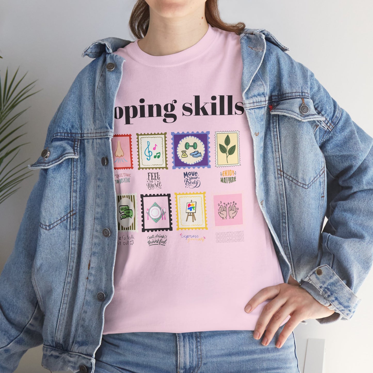 Coping Skills Stamps Unisex T-Shirt