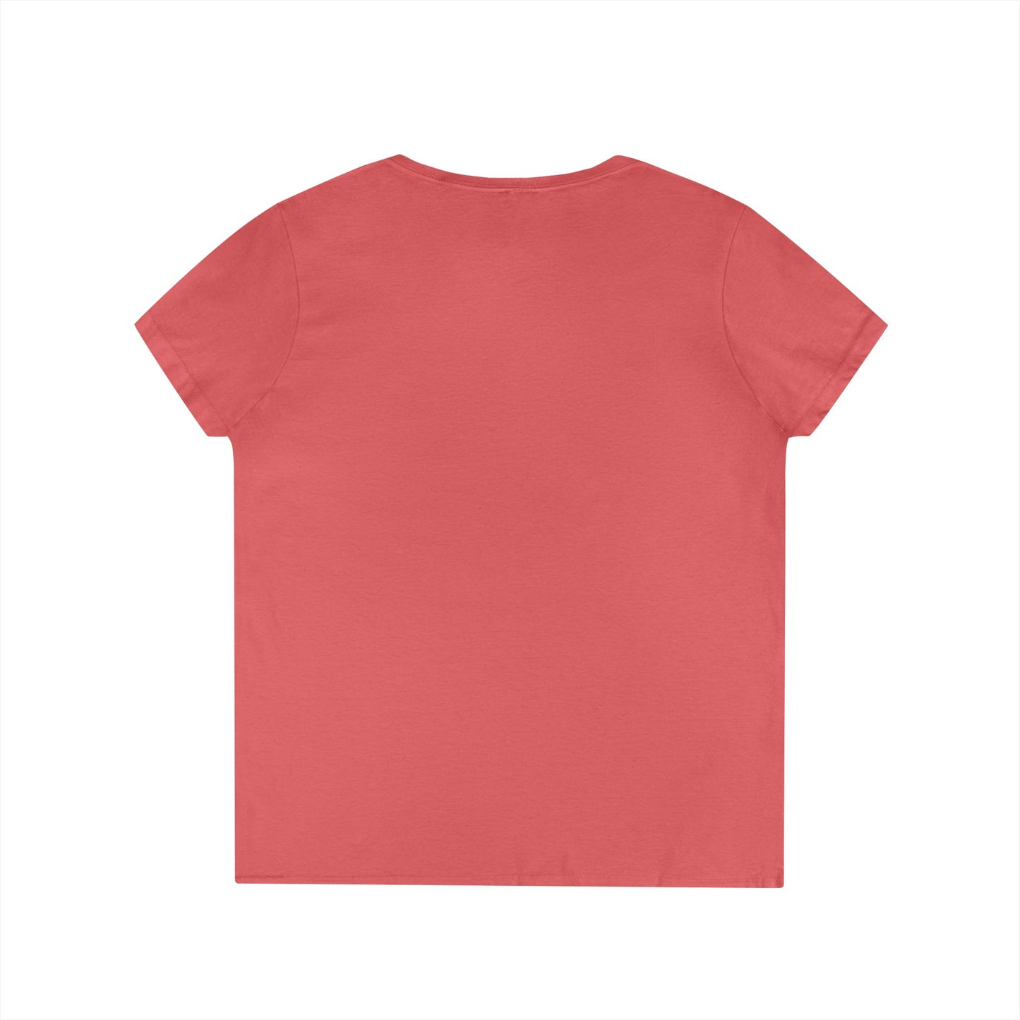 EDS Pledge Ladies' V-Neck T-Shirt (Baby Blue/White Logo)