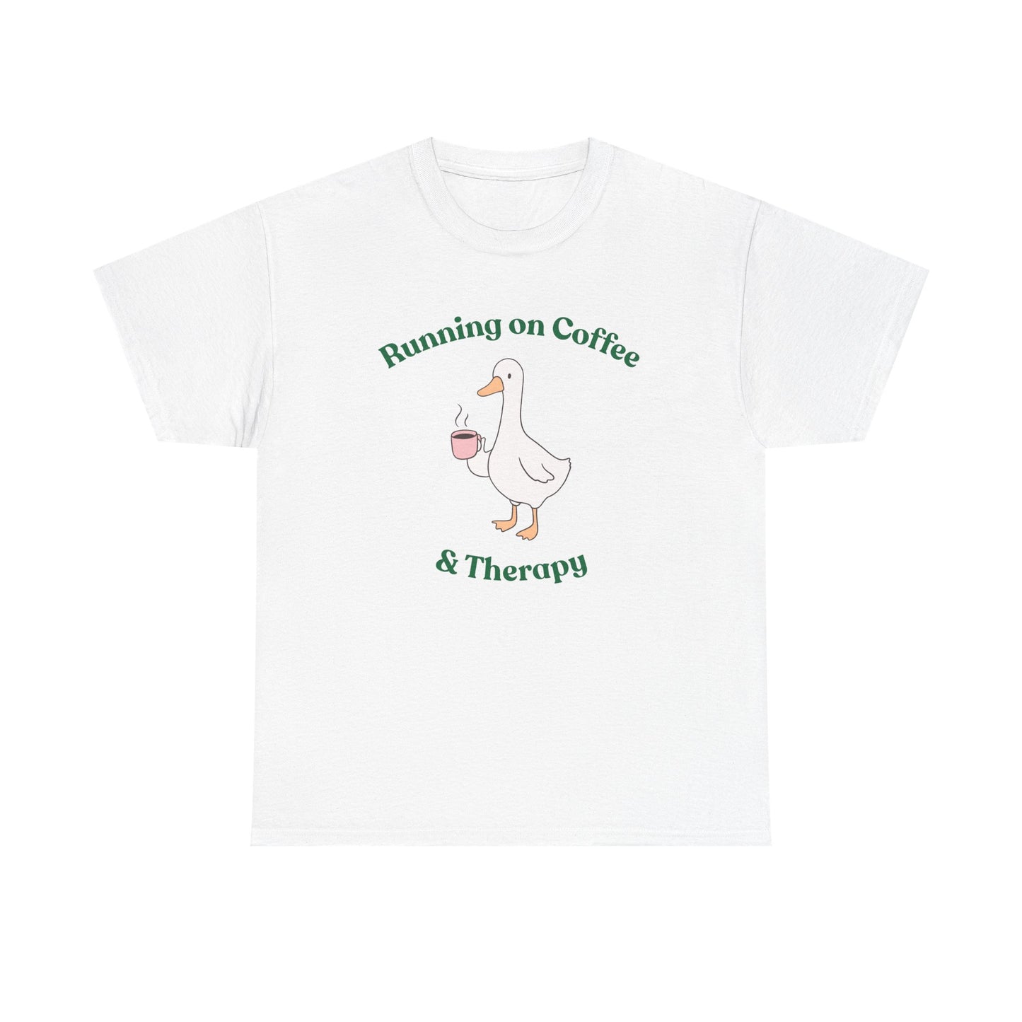 "Running on Coffee & Therapy" Unisex T-Shirt