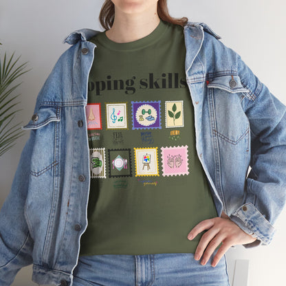 Coping Skills Stamps Unisex T-Shirt