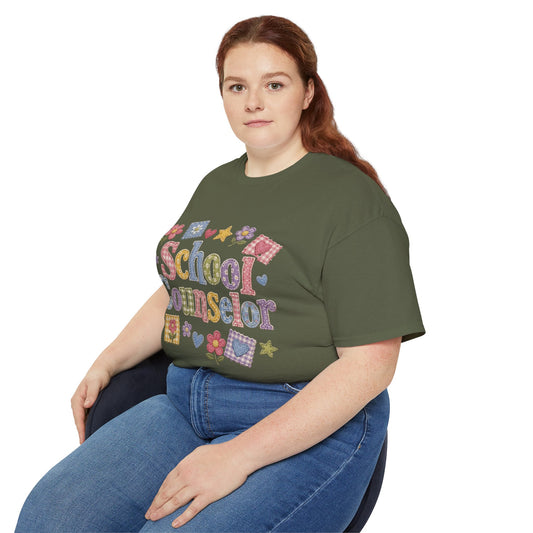 Patchwork Floral SC T-Shirt *Not Embroidered*