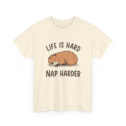 "Life Is Hard, Nap Harder" Unisex T-Shirt