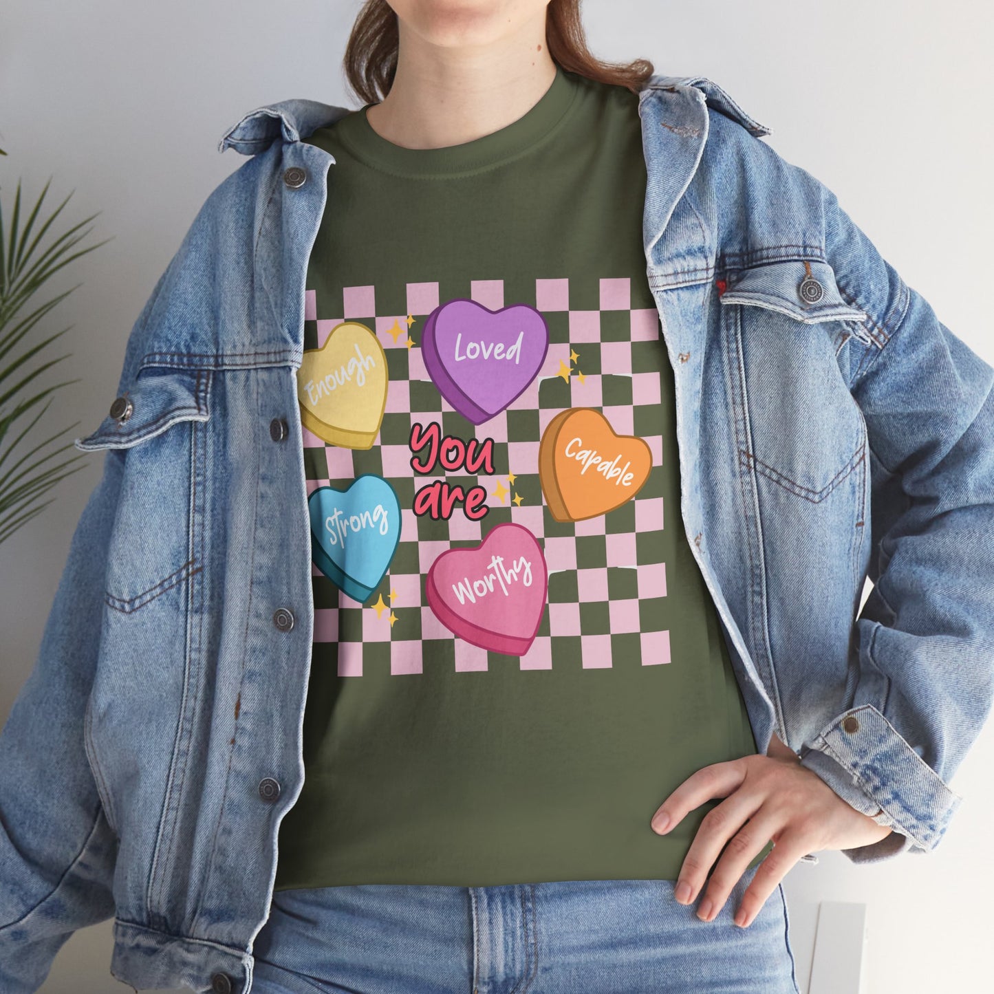 Positive Candy Hearts Unisex T-Shirt