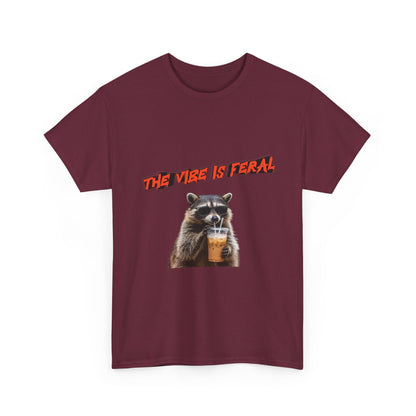 "The Vibe Is Feral" Raccoon T-Shirt