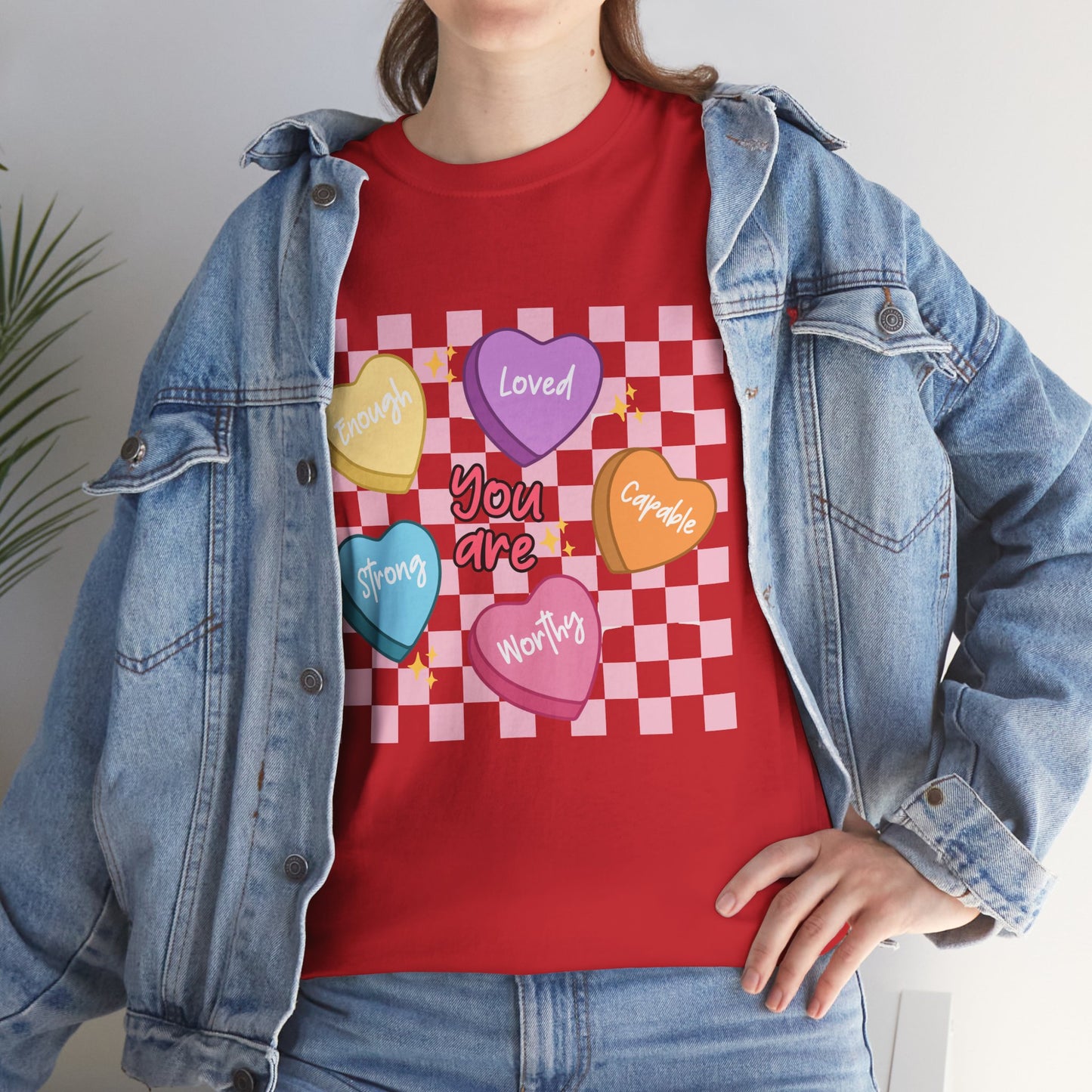 Positive Candy Hearts Unisex T-Shirt