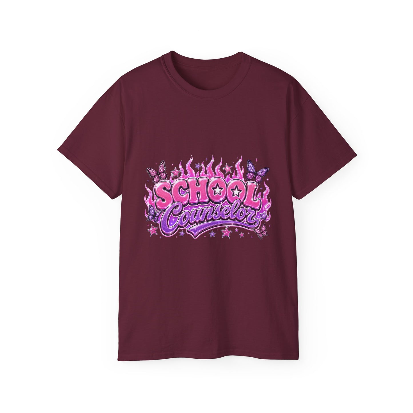 Pink Butterfly Flame SC T-Shirt