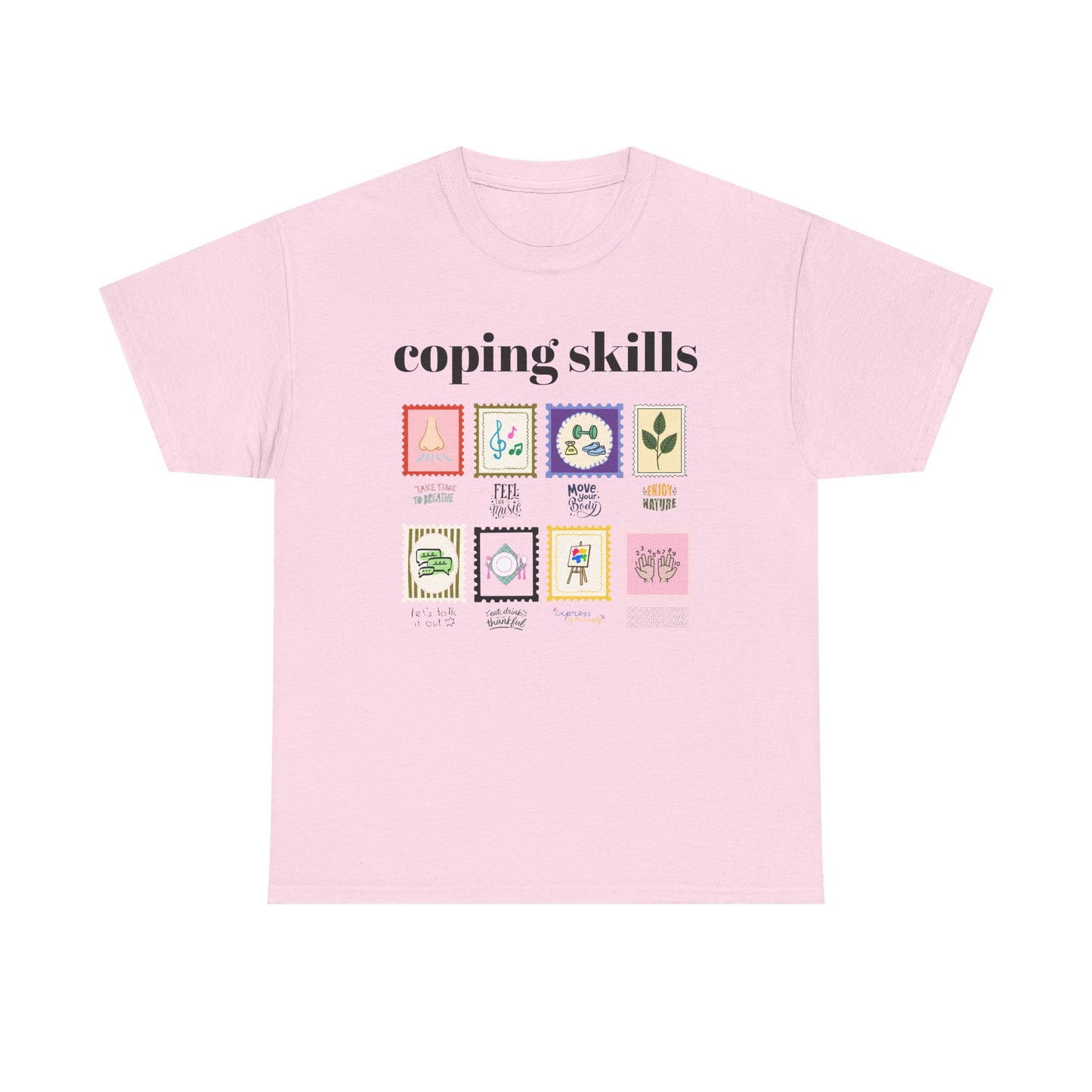 Coping Skills Stamps Unisex T-Shirt