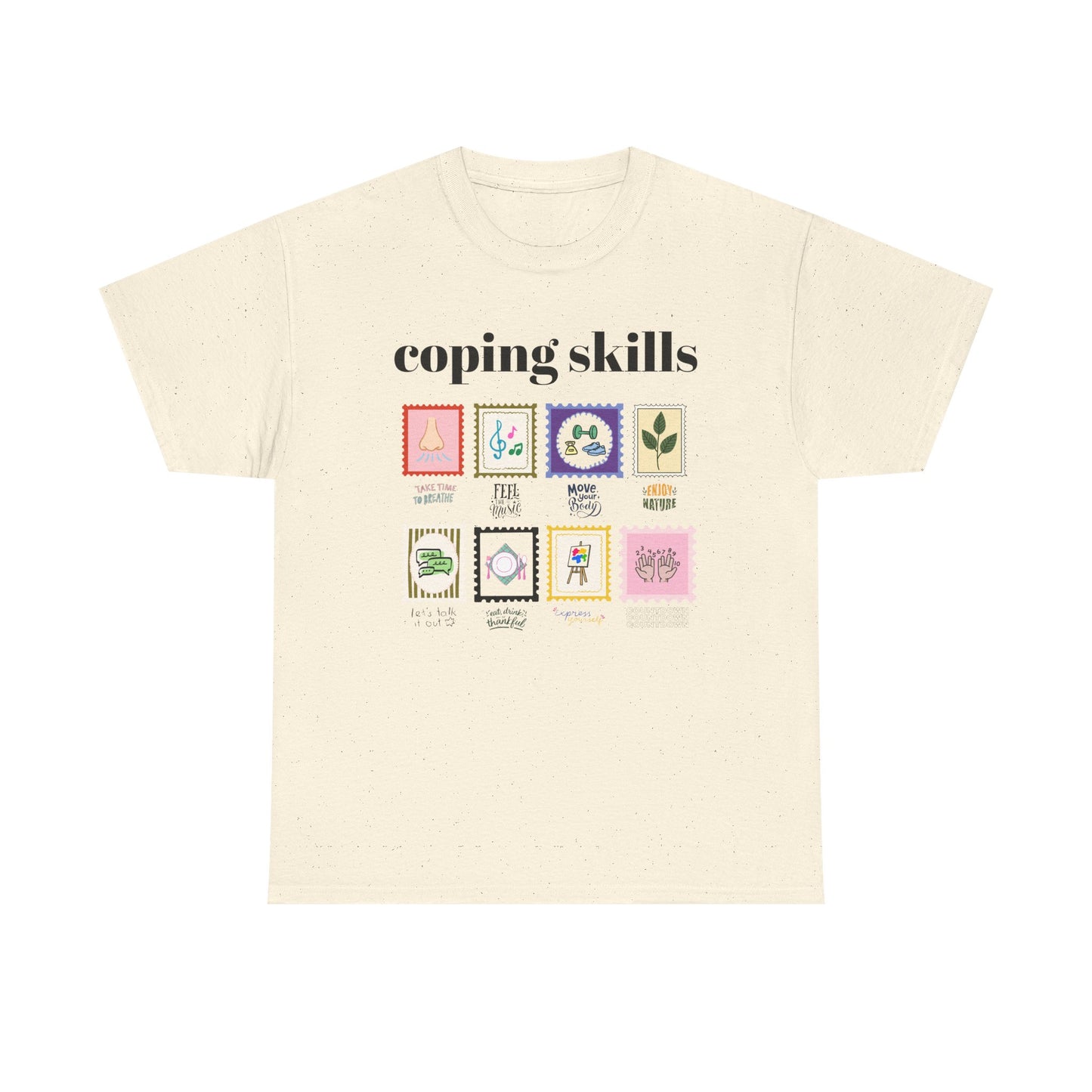 Coping Skills Stamps Unisex T-Shirt