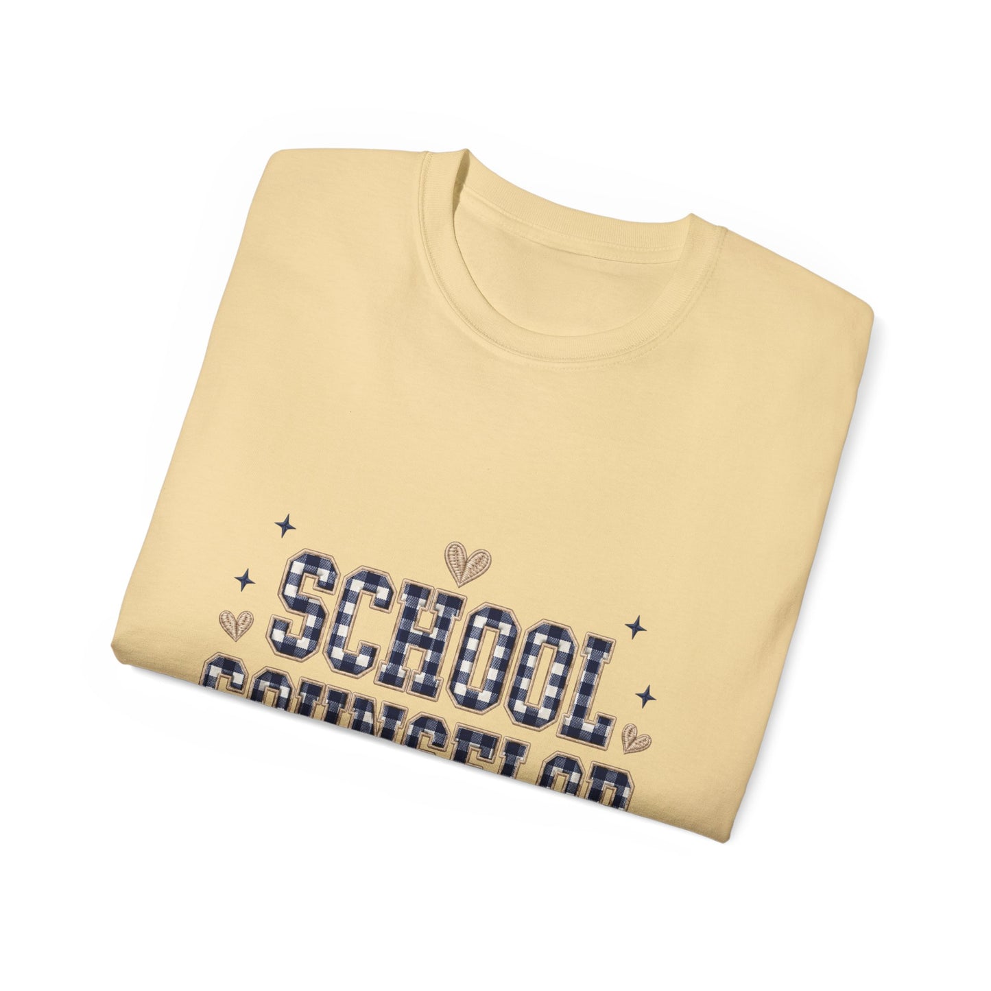 Navy Plaid SC T-Shirt *Not Embroidered*
