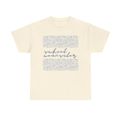 Blue Doodle School Counselor Unisex T-Shirt