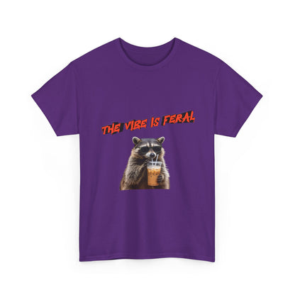 "The Vibe Is Feral" Raccoon T-Shirt