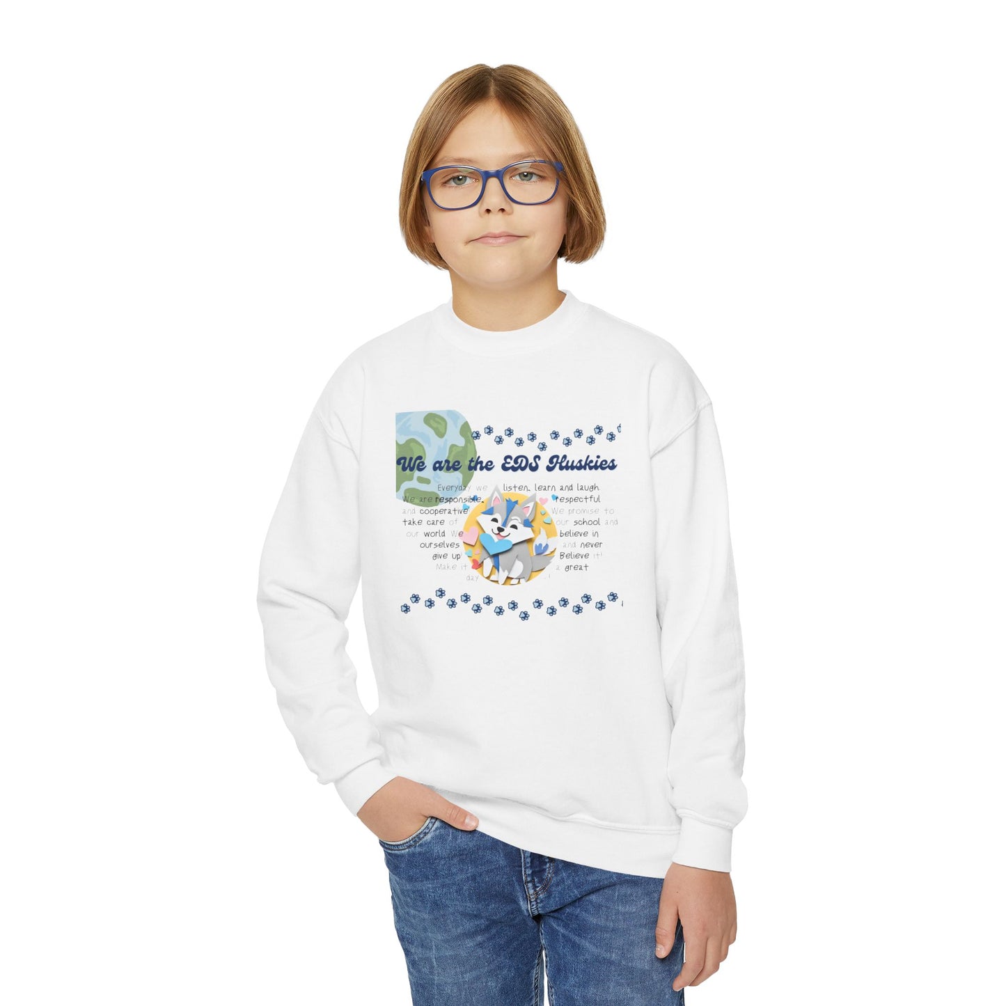EDS Pledge Youth Crewneck Sweatshirt