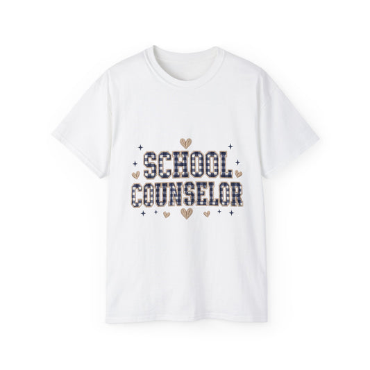 Navy Plaid SC T-Shirt *Not Embroidered*