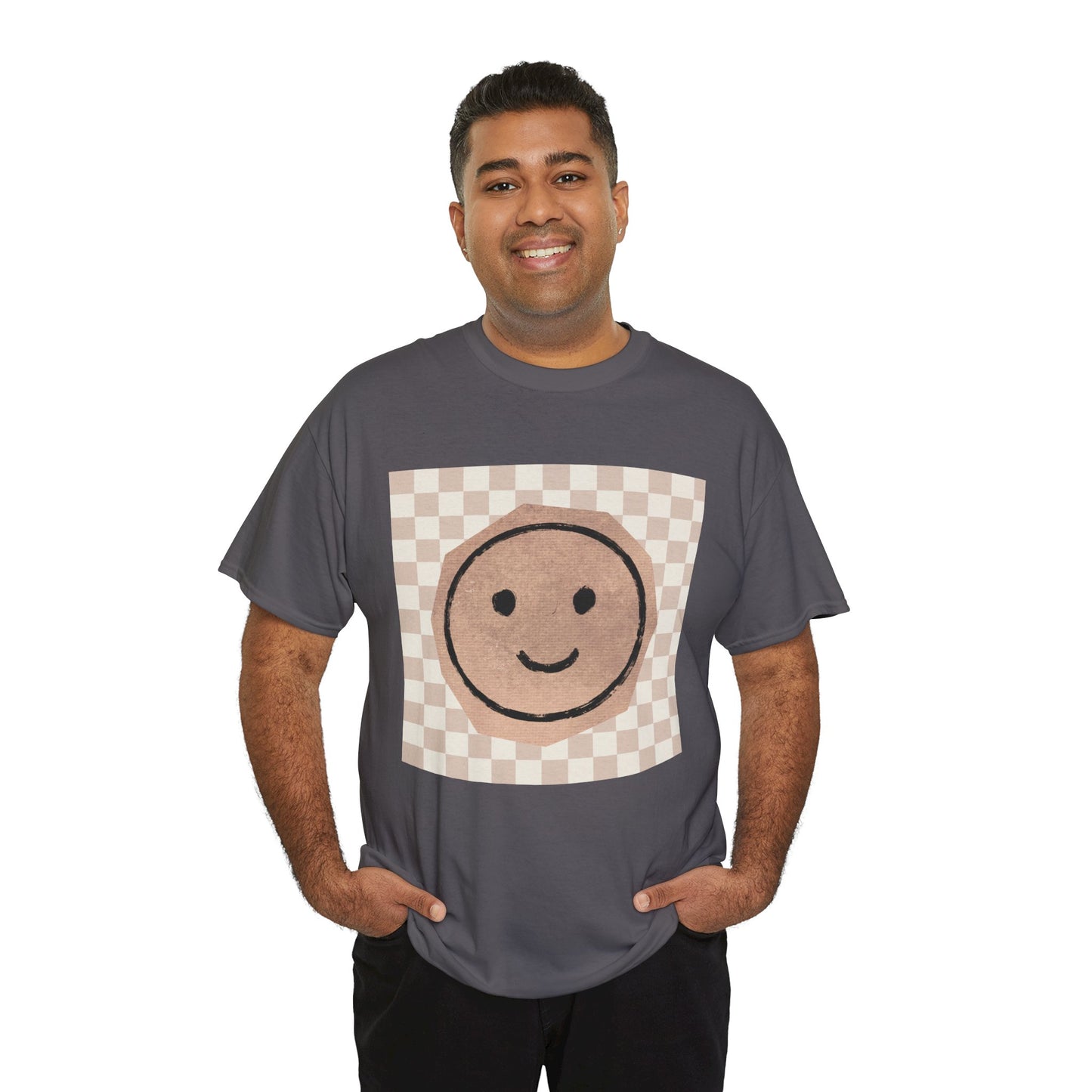 Smiley Checkerboard Unisex T-Shirt