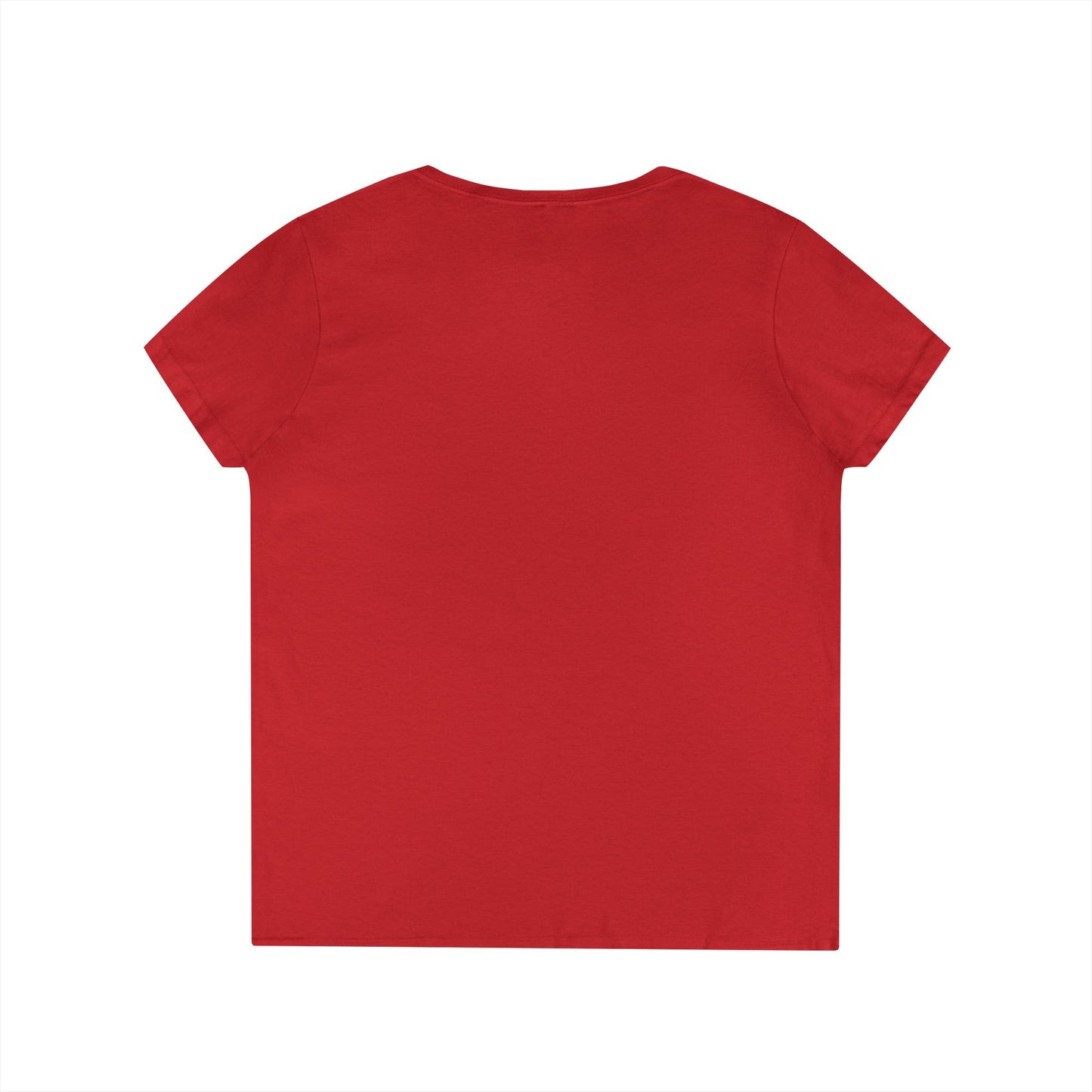 EDS Pledge Ladies' V-Neck T-Shirt (Baby Blue/White Logo)