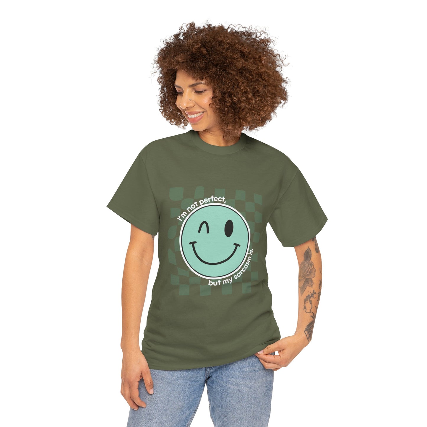 "I’m not perfect, but my sarcasm is" Unisex T-Shirt
