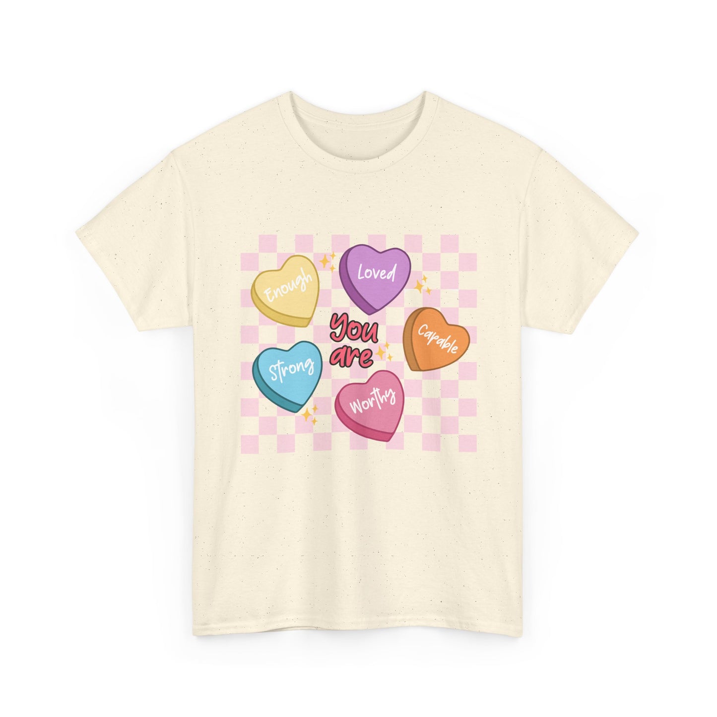 Positive Candy Hearts Unisex T-Shirt