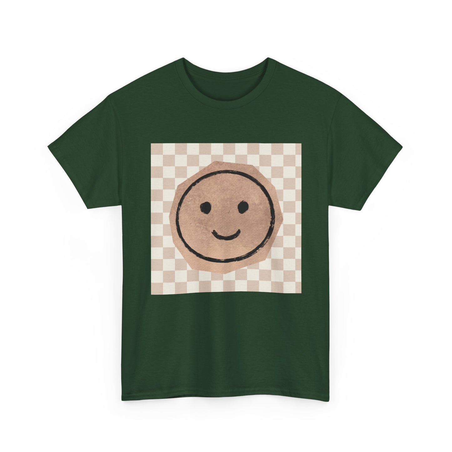 Smiley Checkerboard Unisex T-Shirt