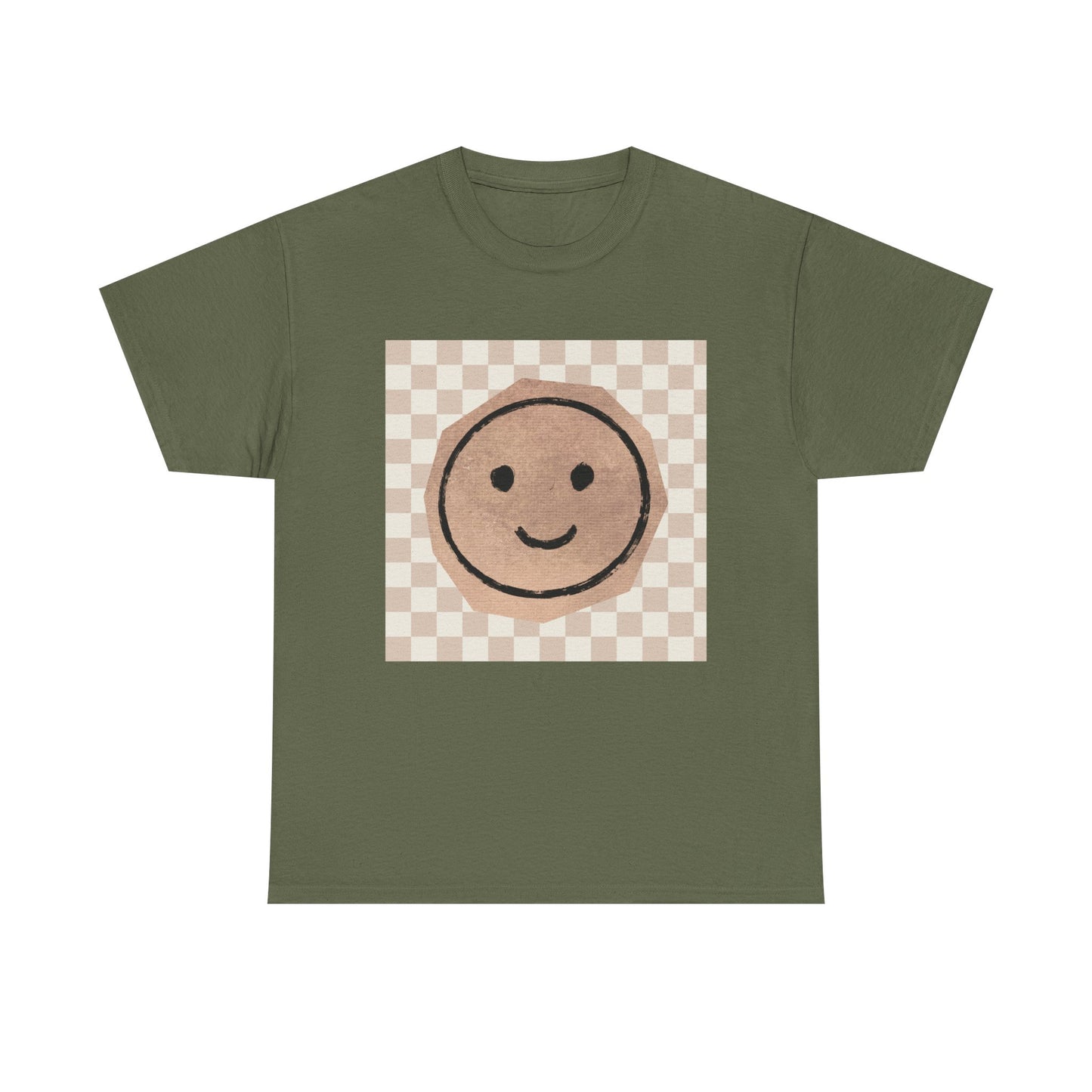 Smiley Checkerboard Unisex T-Shirt
