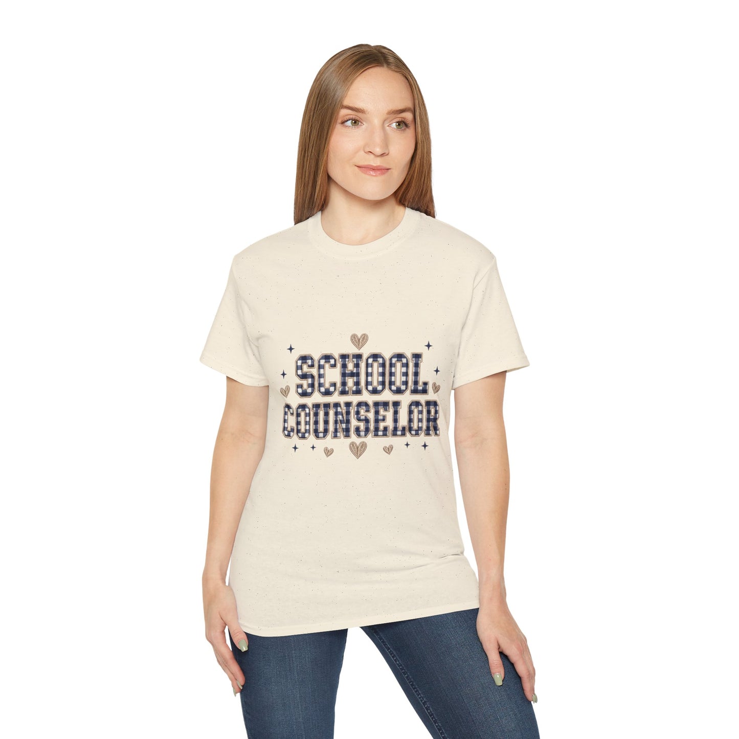 Navy Plaid SC T-Shirt *Not Embroidered*