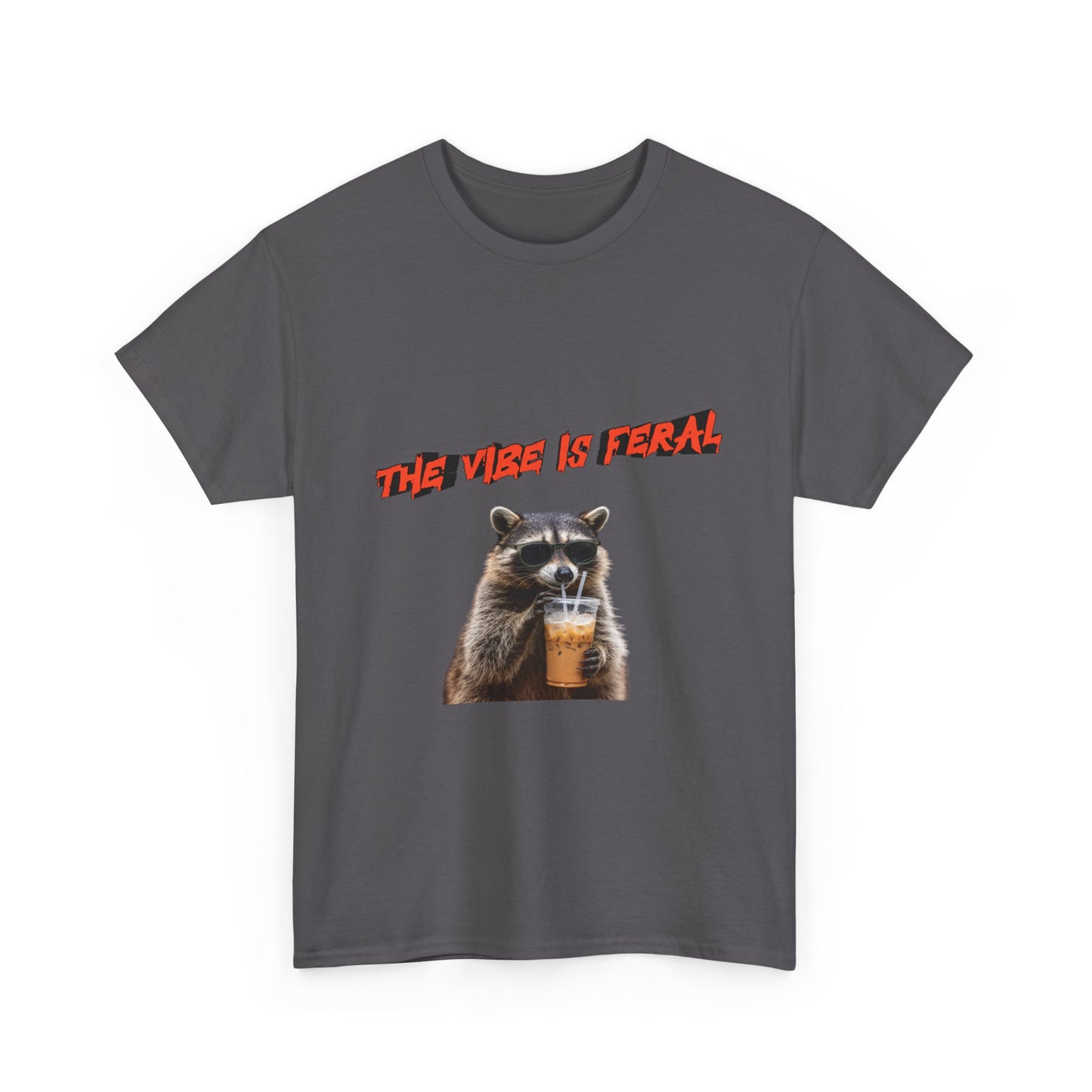 "The Vibe Is Feral" Raccoon T-Shirt