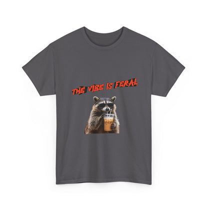 "The Vibe Is Feral" Raccoon T-Shirt
