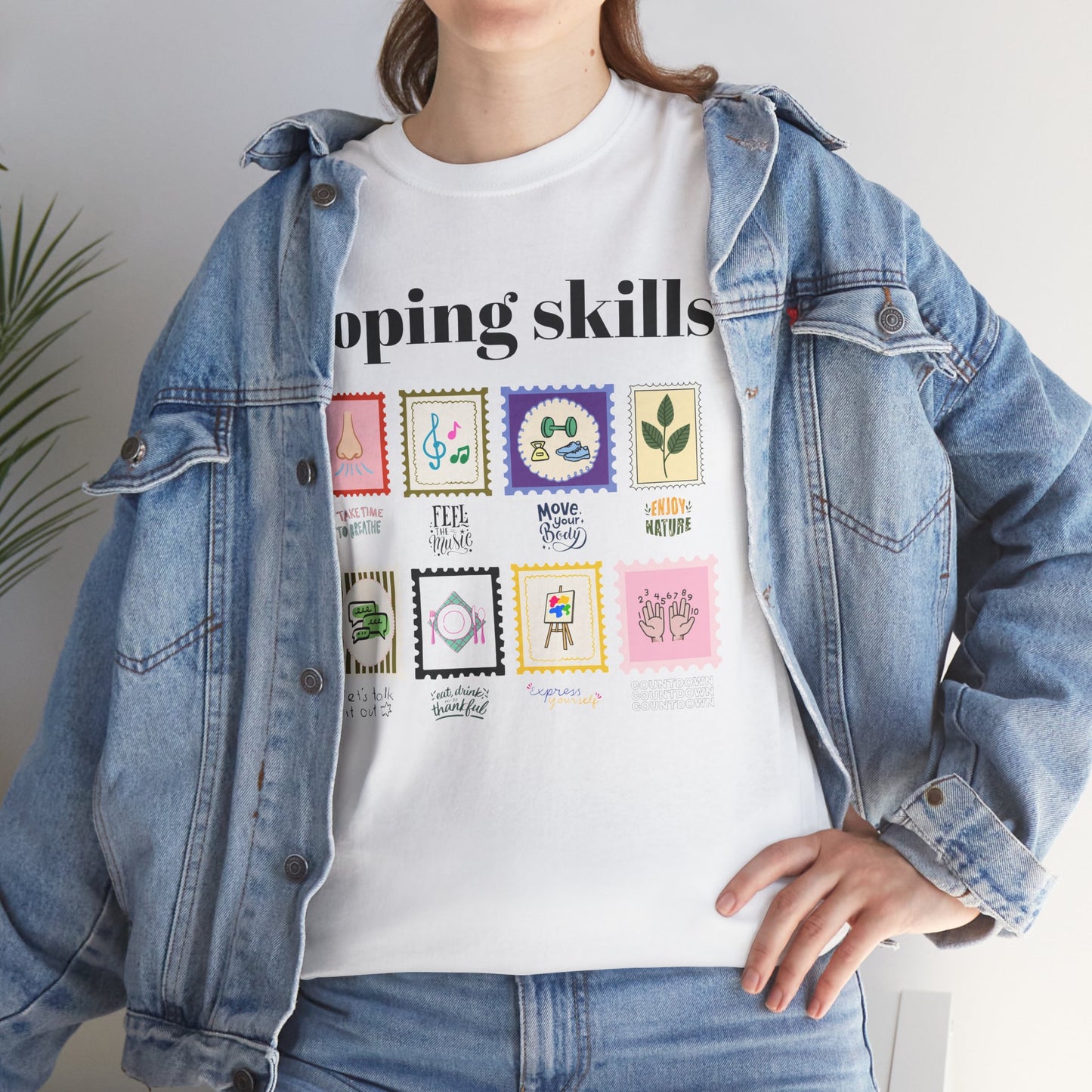 Coping Skills Stamps Unisex T-Shirt