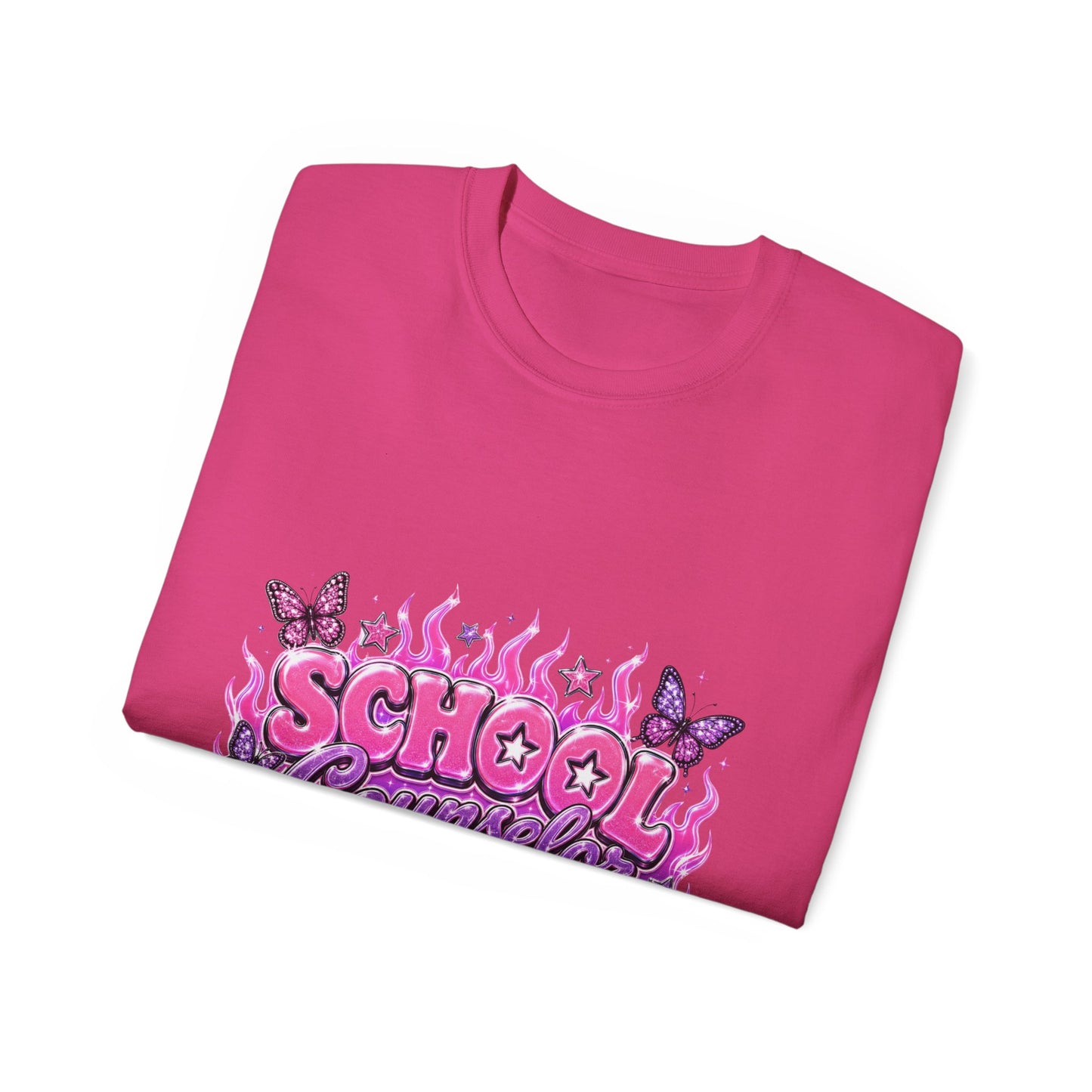 Pink Butterfly Flame SC T-Shirt
