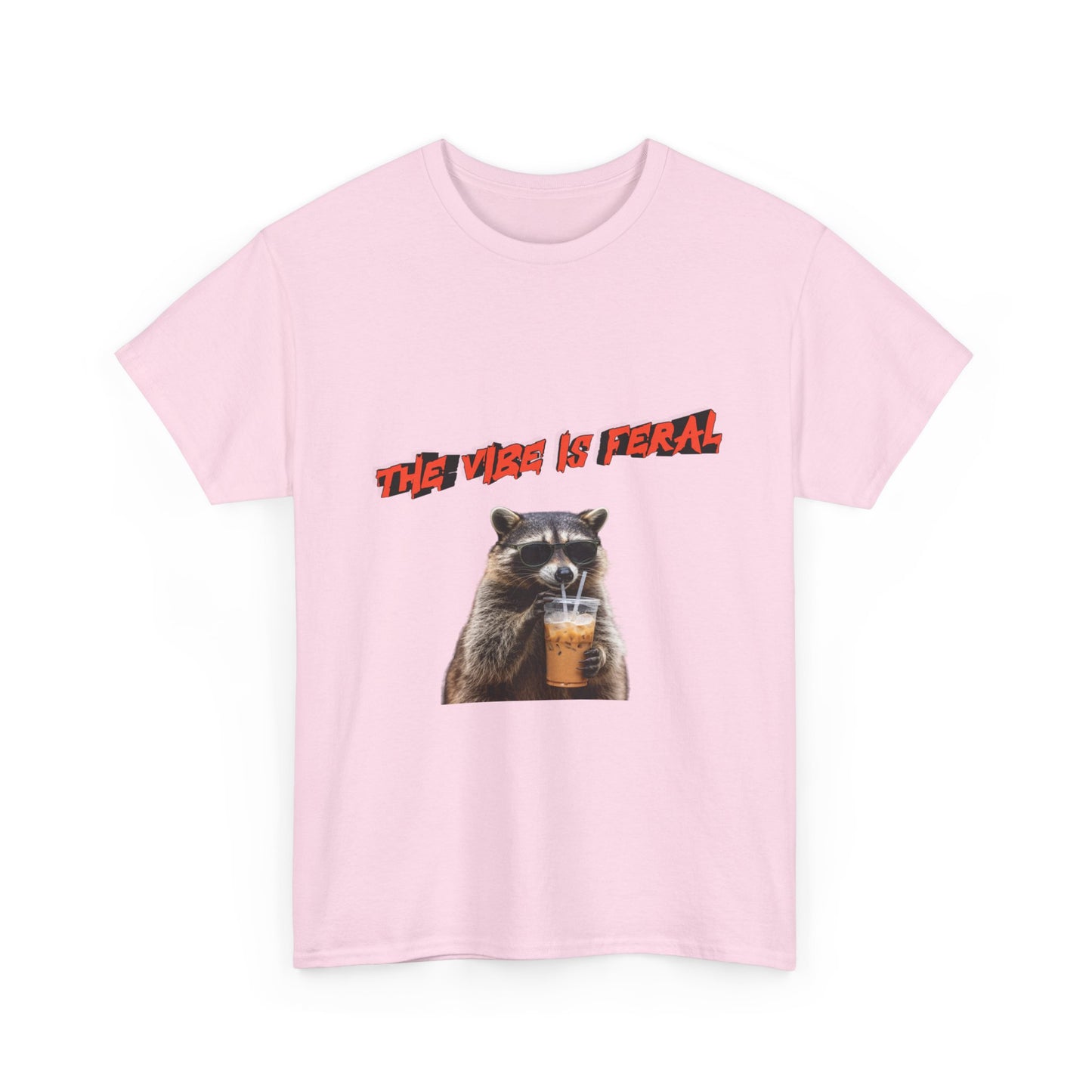 "The Vibe Is Feral" Raccoon T-Shirt