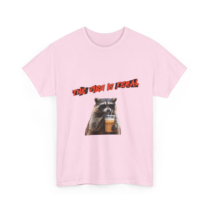 "The Vibe Is Feral" Raccoon T-Shirt