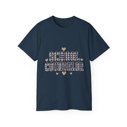 Navy Plaid SC T-Shirt *Not Embroidered*