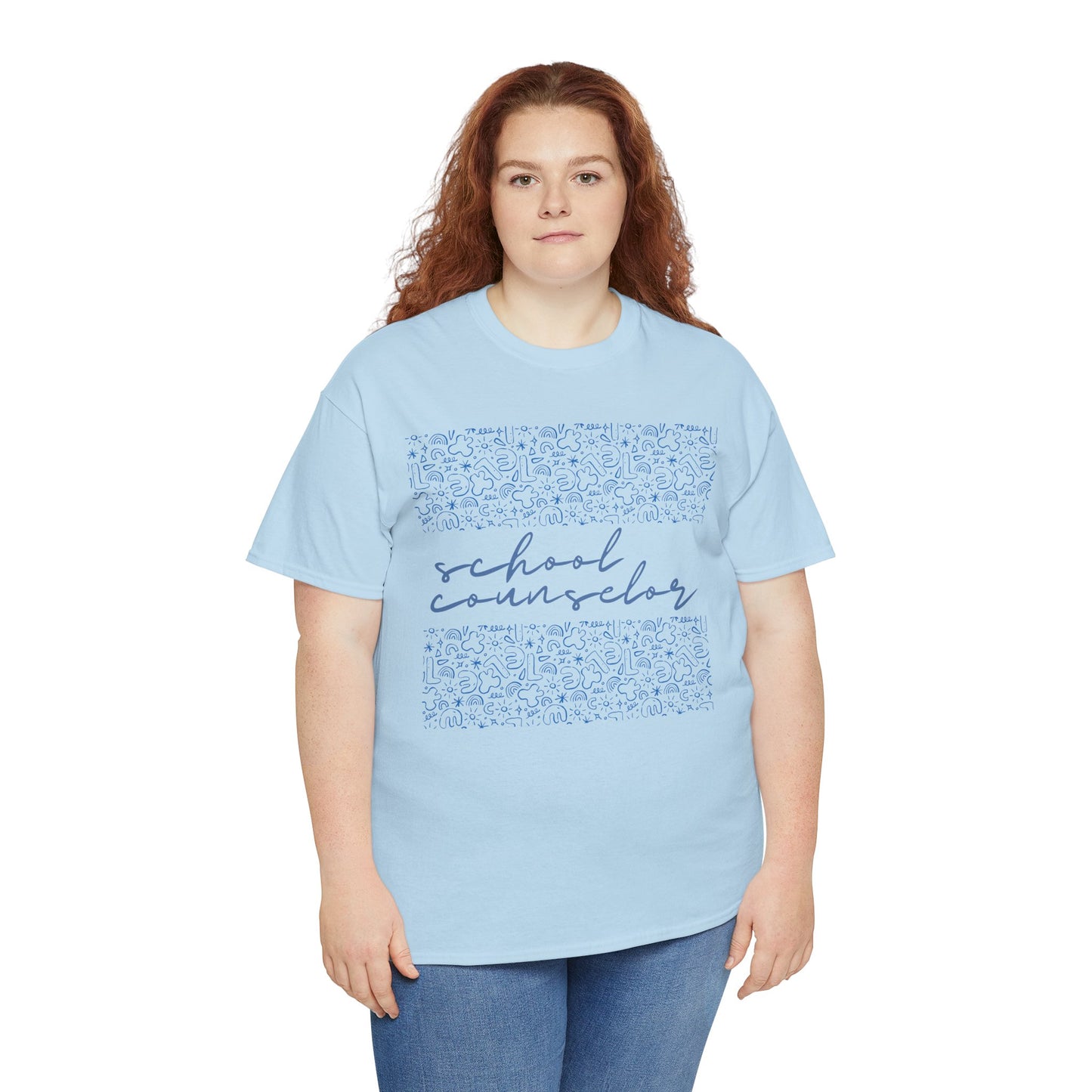 Blue Doodle School Counselor Unisex T-Shirt