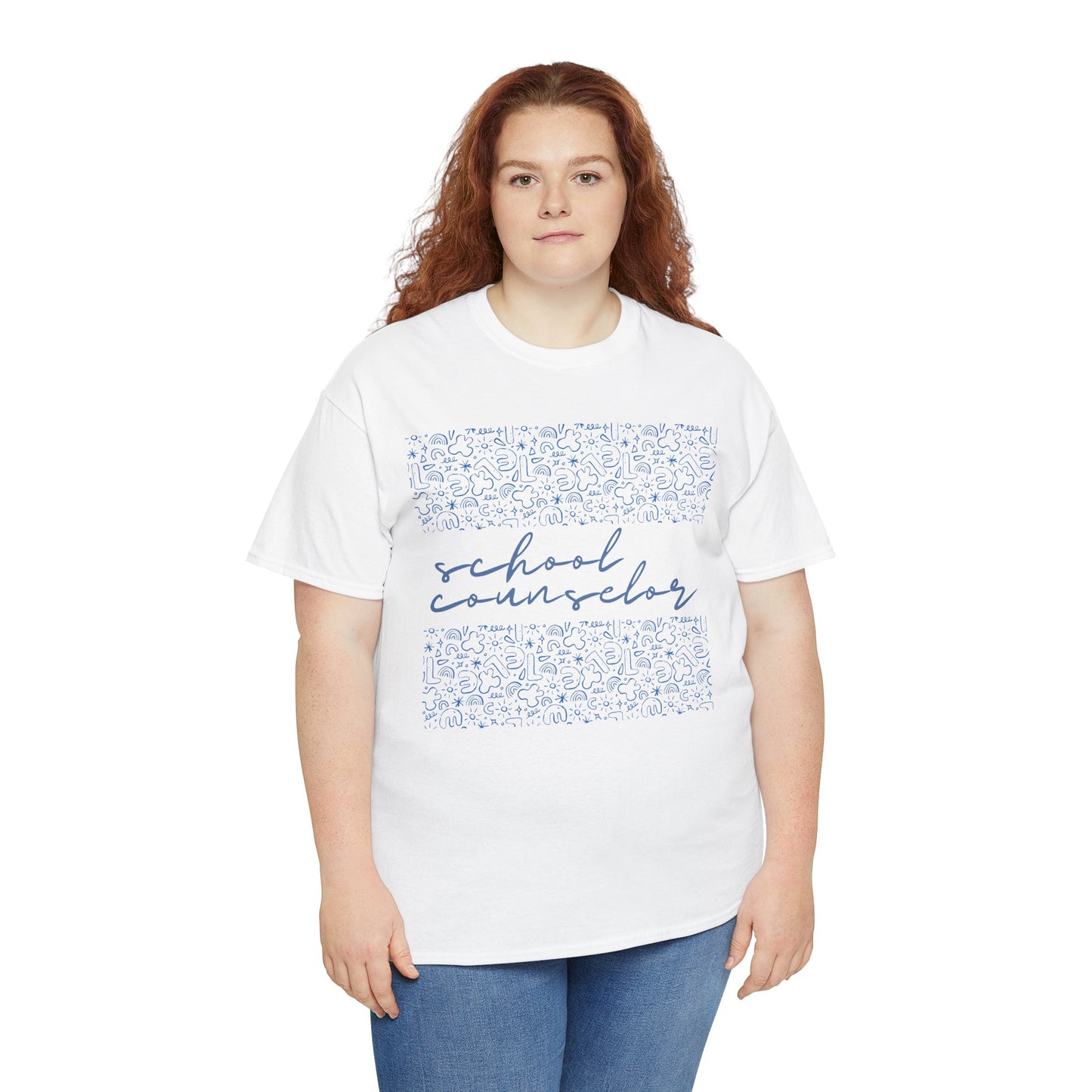 Blue Doodle School Counselor Unisex T-Shirt