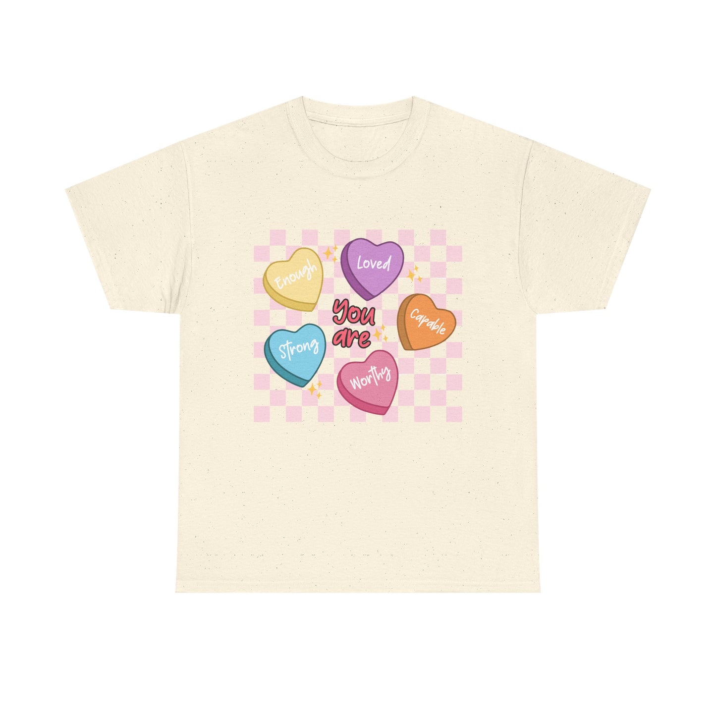 Positive Candy Hearts Unisex T-Shirt