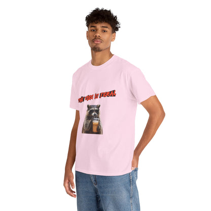 "The Vibe Is Feral" Raccoon T-Shirt