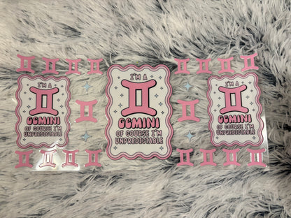Zodiac UV DTF