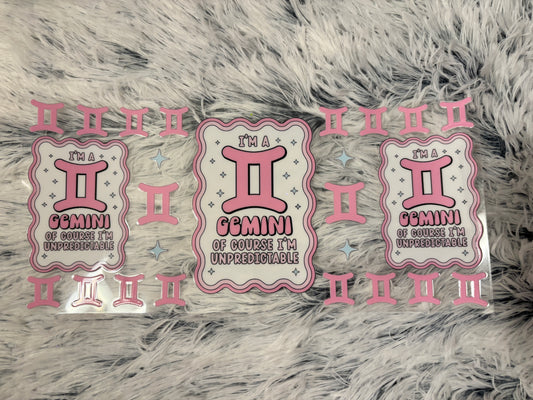 Zodiac UV DTF