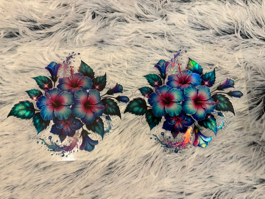 Butterflies/Flowers UV DTF