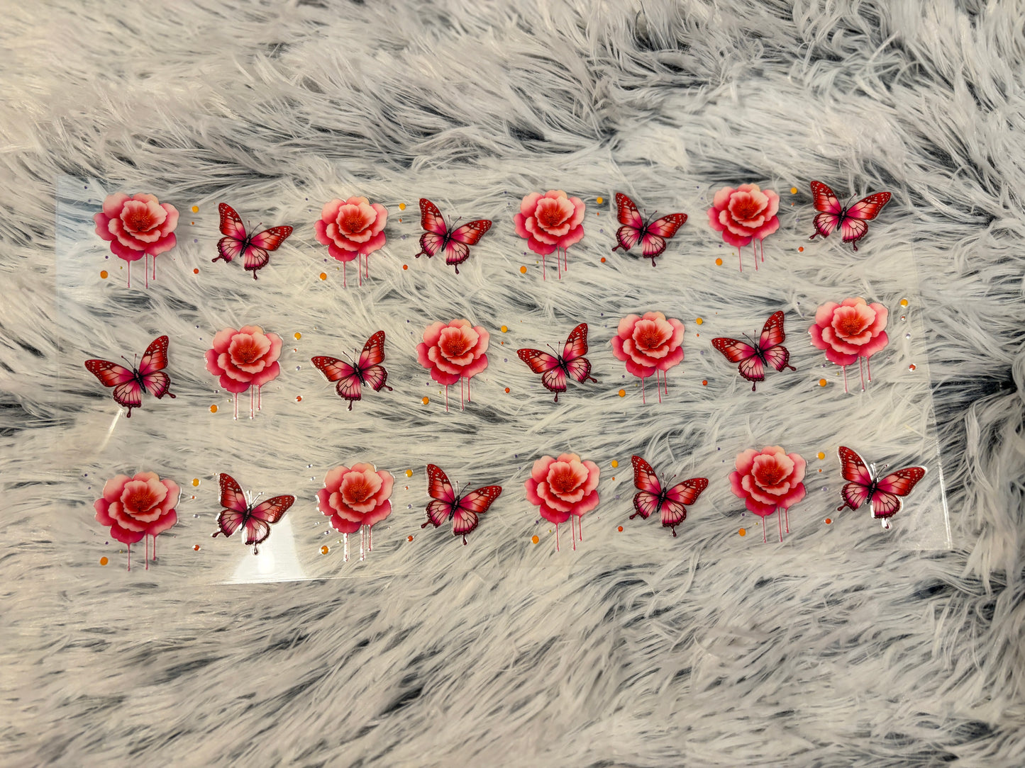 Butterflies/Flowers UV DTF