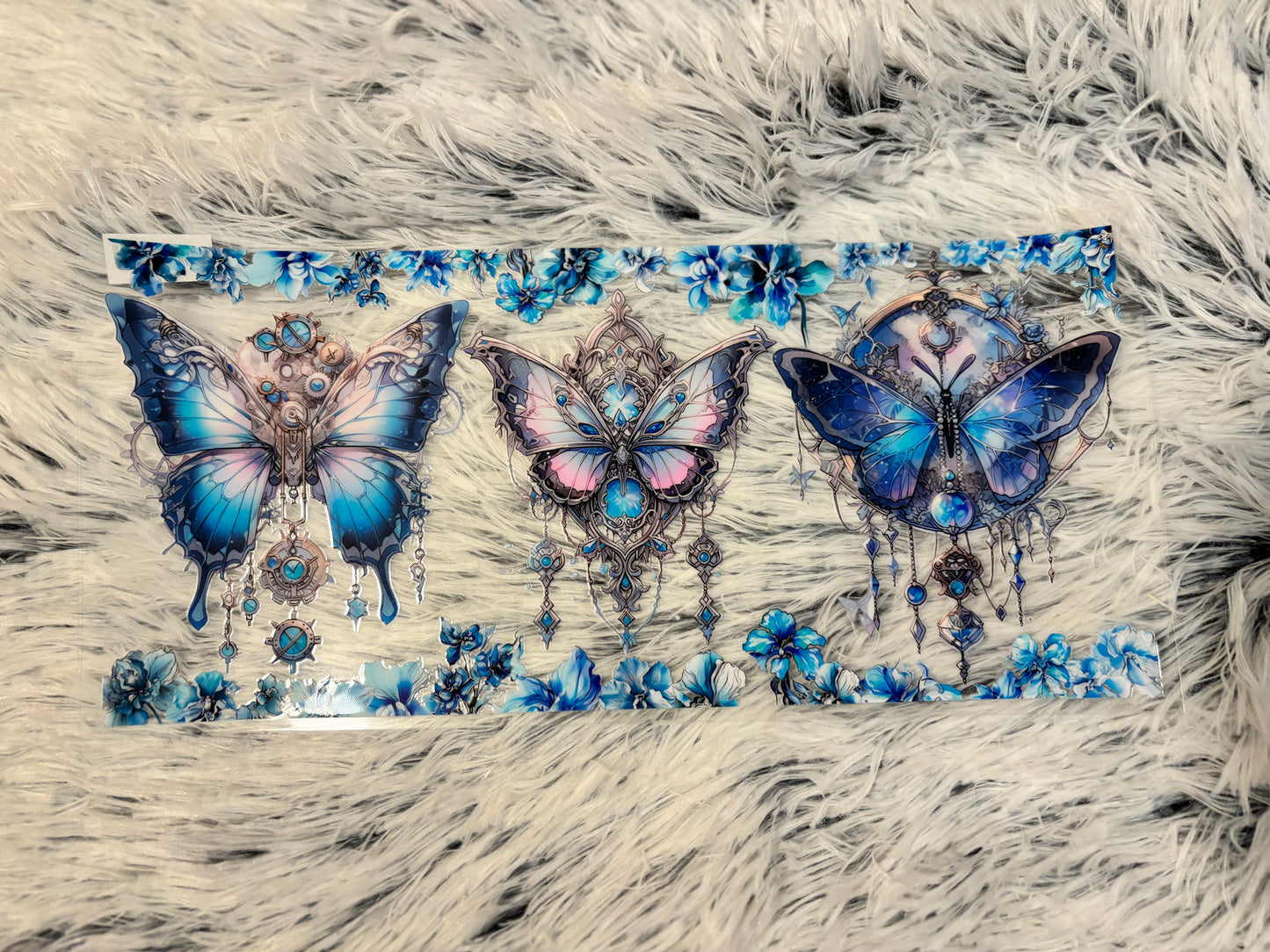Butterflies/Flowers UV DTF