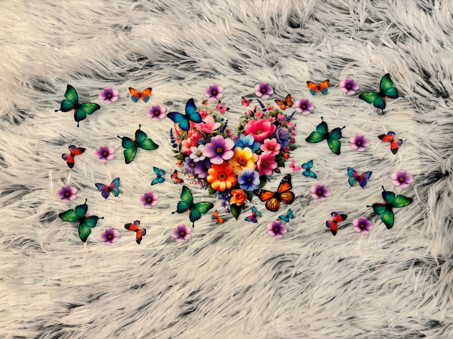 Butterflies/Flowers UV DTF