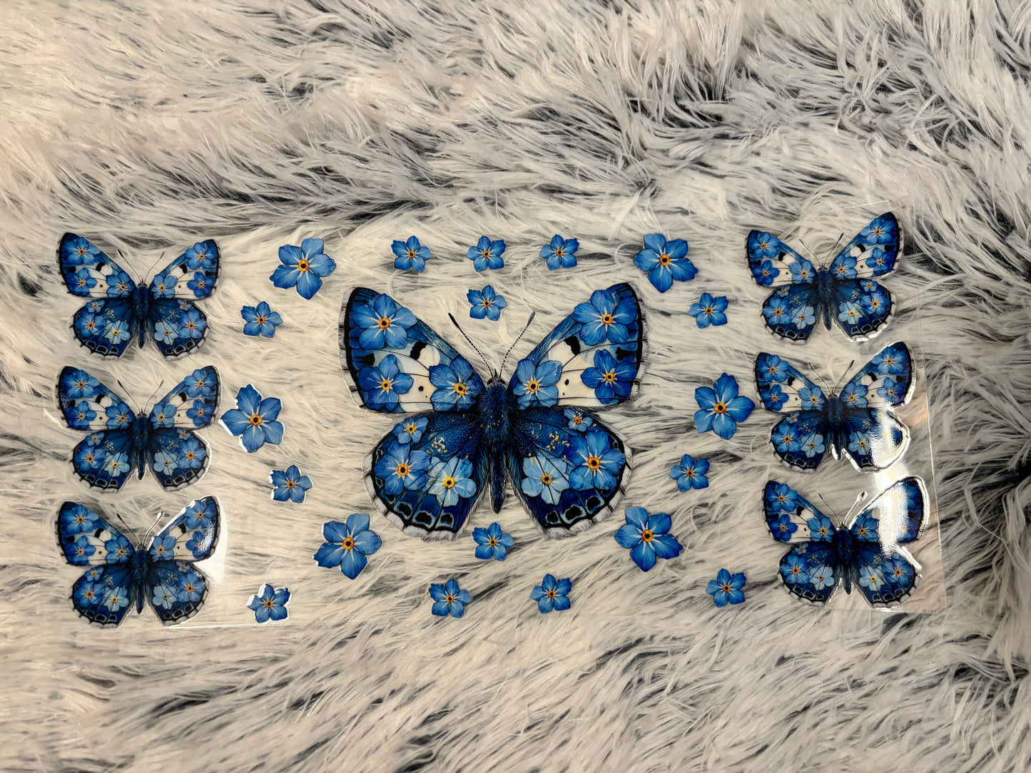 Butterflies/Flowers UV DTF